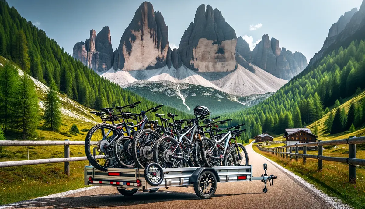 Mountainbike - Rimorchio per biciclette